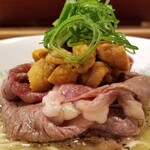 麺屋 六感堂 - 限定 肉寿司セット