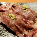 麺屋 六感堂 - 限定 肉寿司セット