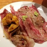 麺屋 六感堂 - 限定 肉寿司セット