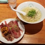 麺屋 六感堂 - 限定 肉寿司セット