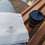 GODIVA - ホットのカップ蓋は不透明です。