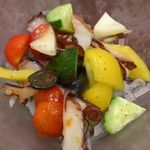 銀座ライオン - 真ダコの夏野菜のマリネ