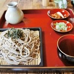 木沢里山食堂 - 「ざるそば(大盛り)\850」です