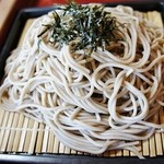 木沢里山食堂 - 「ざるそば(大盛り)」アップです