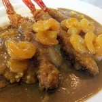 カレーショップキング - えび＆えび煮込みカレー800円