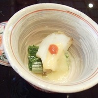 隨縁亭 ホテルモントレエーデルホフ札幌 - 京都産シロナと蒸し鮑の白味噌ドレッシング