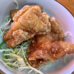食事処米米 - 鳥の唐揚げ甘酢かけ