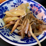 食事処米米 - きんぴらごぼうとザーサイ