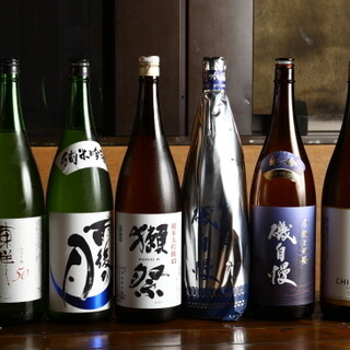 Local sake from Chiba that goes well with Boso dishes. We also have valuable sake from all over the country.