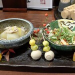 鶏屋 はっぽんめ - 前菜３種盛り(2人分)