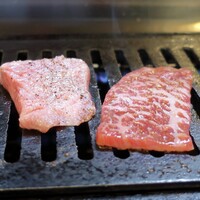 焼肉家げんちゃん - 厚切り上塩タンとマルシン