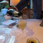 オーベルジュ・オー・ミラドー - 自家製小田原曽我梅林青梅のシャンパーニュカクテル