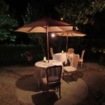 オーベルジュ・オー・ミラドー - テラス席