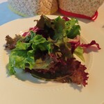 オーベルジュ・オー・ミラドー - 朝食のグリーンのサラダ