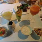 オーベルジュ・オー・ミラドー - 朝食のプレート