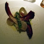 キハチ - 帆立貝柱とグリーンアスパラガスのサラダ