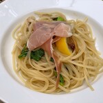 Le Jardin - 旬野菜のレモンしょうゆパスタ 生ハム添え