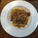 イタリア食堂 晴 - 「晴の自家製ボロネーゼスパゲッティ」1100円。