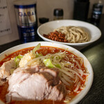 豚星。 - 辛味噌つけ麺