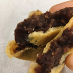 和菓子処 大角玉屋 - もちもち焼　断面