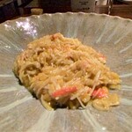 蒼 - 兵庫県津居山漁港の松葉ガニ、リゾットで
      旬の松葉ガニ登場です♪
      1.5kgの蟹から取った身とミソに、お米一合（炊いた状態で約340g）で炊いたリゾット、その濃厚な蟹めし、堪らんですよ♬