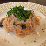 フルール ド セル - じゃこと明太子のクリームパスタ