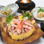 日本料理 都 - 蟹ちらし2020-12