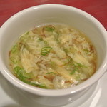 中国料理 マンダリンコート - 高知産ふのり入り卵スープ