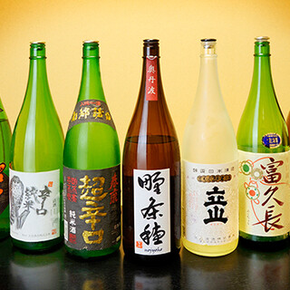 銘酒が揃う！日本酒の魅力を余すところなくお楽しみください