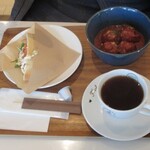 ロバーツコーヒー メッツァ店 - 欧風ミートボールセット　1000円（税別）