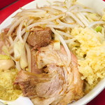 ラーメン二郎 - ラーメン小＋ニンニク多め＋ショウガ半分
