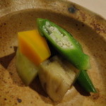 薮原十区 - 夏野菜の炊き合わせ