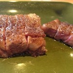 嘉門 - 中身もミディアムレア。