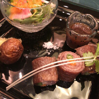 中国料理 翆陽 - 阿波牛の野菜巻き