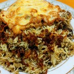 インディアン・レストラン　ロタ - マトンビリヤニの玉子焼きのせかなヾ(゜０゜*)ノ?