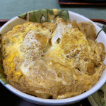 Suitenguu Choujuan - ミニカツ丼、カツは薄いですがやーらかいです。