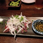 ひとし - 本まぐろのレバ刺風　550円