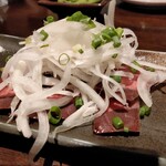 ひとし - 本まぐろのレバ刺風　550円