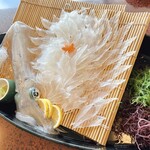 河太郎 呼子店 - いか活造り 単品(税別2420円)3人前