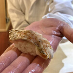 兄弟寿し - 佐渡 のどくろ炙り 10日寝かせ(握り)