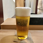 兄弟寿し - ここの生ビール美味いんよ