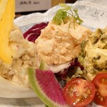 Binchousumi Biyaki Jige - ポテトサラダ三種