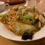 南海飯店 - かたい焼ソバ