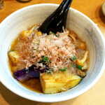 いわし亭 - いわし揚げ出し（￥370）。出汁が旨い！　鰹節の香りが豊か、さらにおろし生姜の香り