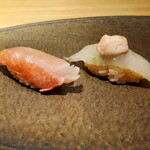Sushi Ochiai - はぎと金目鯛
