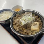 吉野家 - 牛すき鍋膳(肉2倍盛)