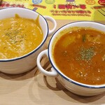 カレーのロッシーニ - 2種類のカレー