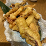 日本酒原価酒蔵 - イカの天ぷら