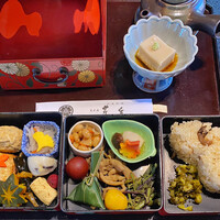 芹生 - 三千草弁当+松茸の土瓶蒸し 3,600円