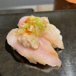 立ち食い弁慶 - 皮はぎ肝のせ